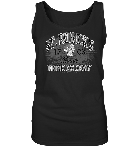 St. Patrick's Drinking Army "Sláinte" - Ladies Tank-Top