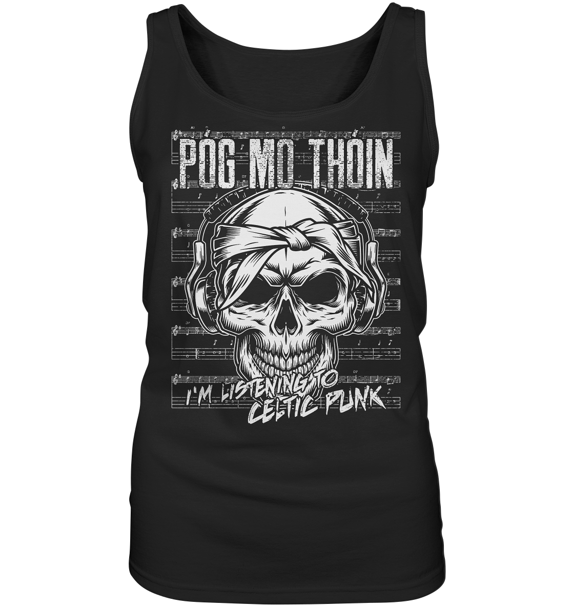 Póg Mo Thóin "Celtic Punk" - Ladies Tank-Top