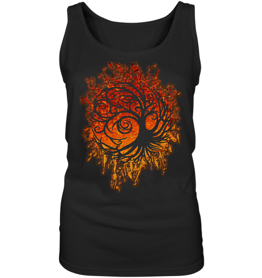 Celtic Tree "Fire" - Ladies Tank-Top