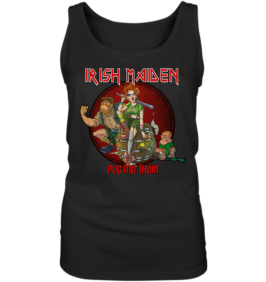 Póg Mo Thóin Streetwear "Irish Maiden" - Ladies Tank-Top