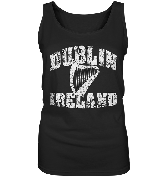 Dublin Ireland Harp - Ladies Tank-Top