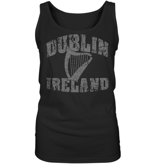 Dublin Ireland Harp - Ladies Tank-Top