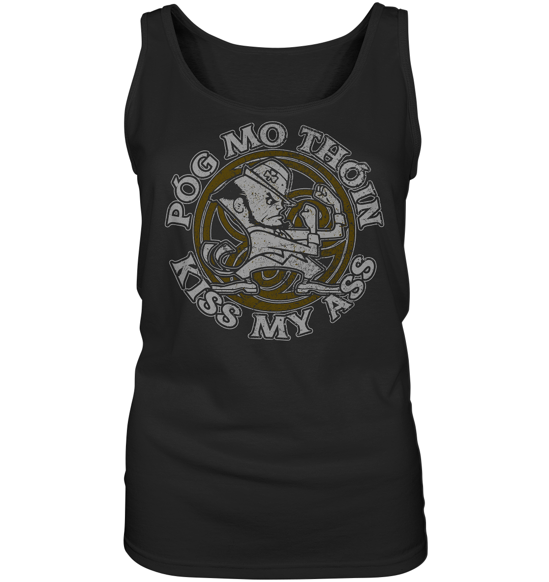 Póg Mo Thóin "Kiss my Ass" - Ladies Tank-Top