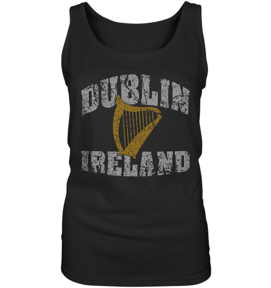 Dublin Ireland Harp - Ladies Tank-Top