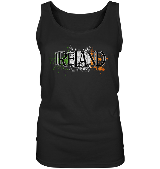 Ireland "Flag Splatter" - Ladies Tank-Top