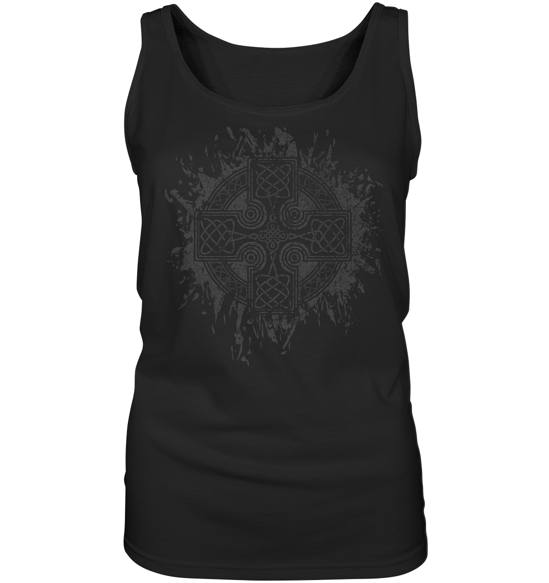 Celtic Cross "Splatter" - Ladies Tank-Top