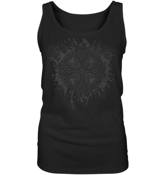 Celtic Cross "Splatter" - Ladies Tank-Top