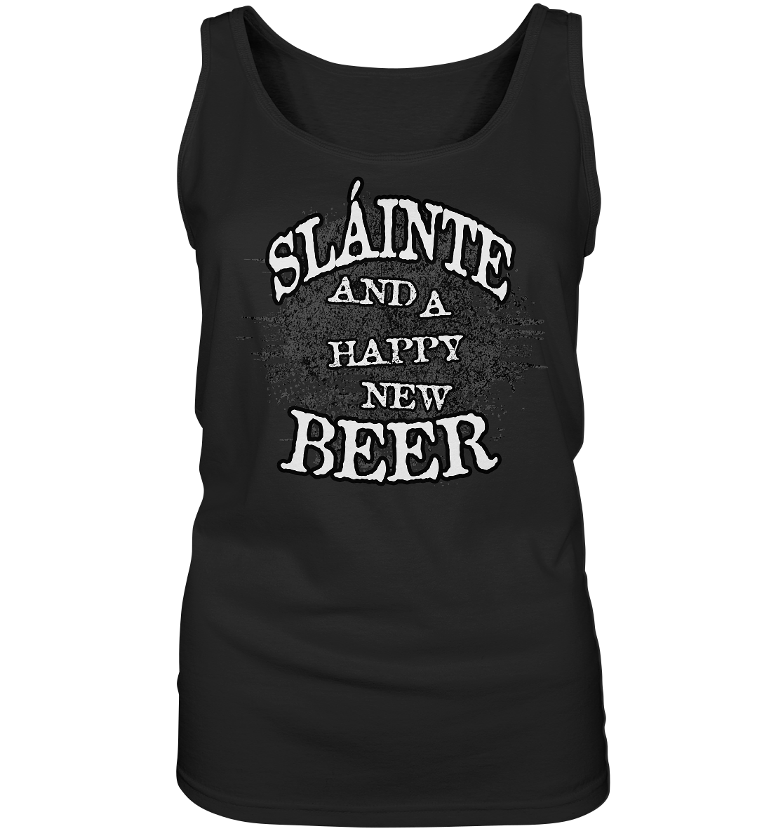 Sláinte "And A Happy New Beer" - Ladies Tank-Top