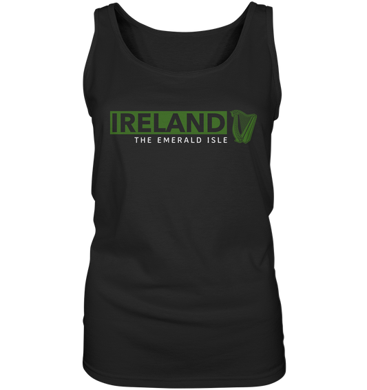 Ireland "The Emerald Isle / Harp" - Ladies Tank-Top