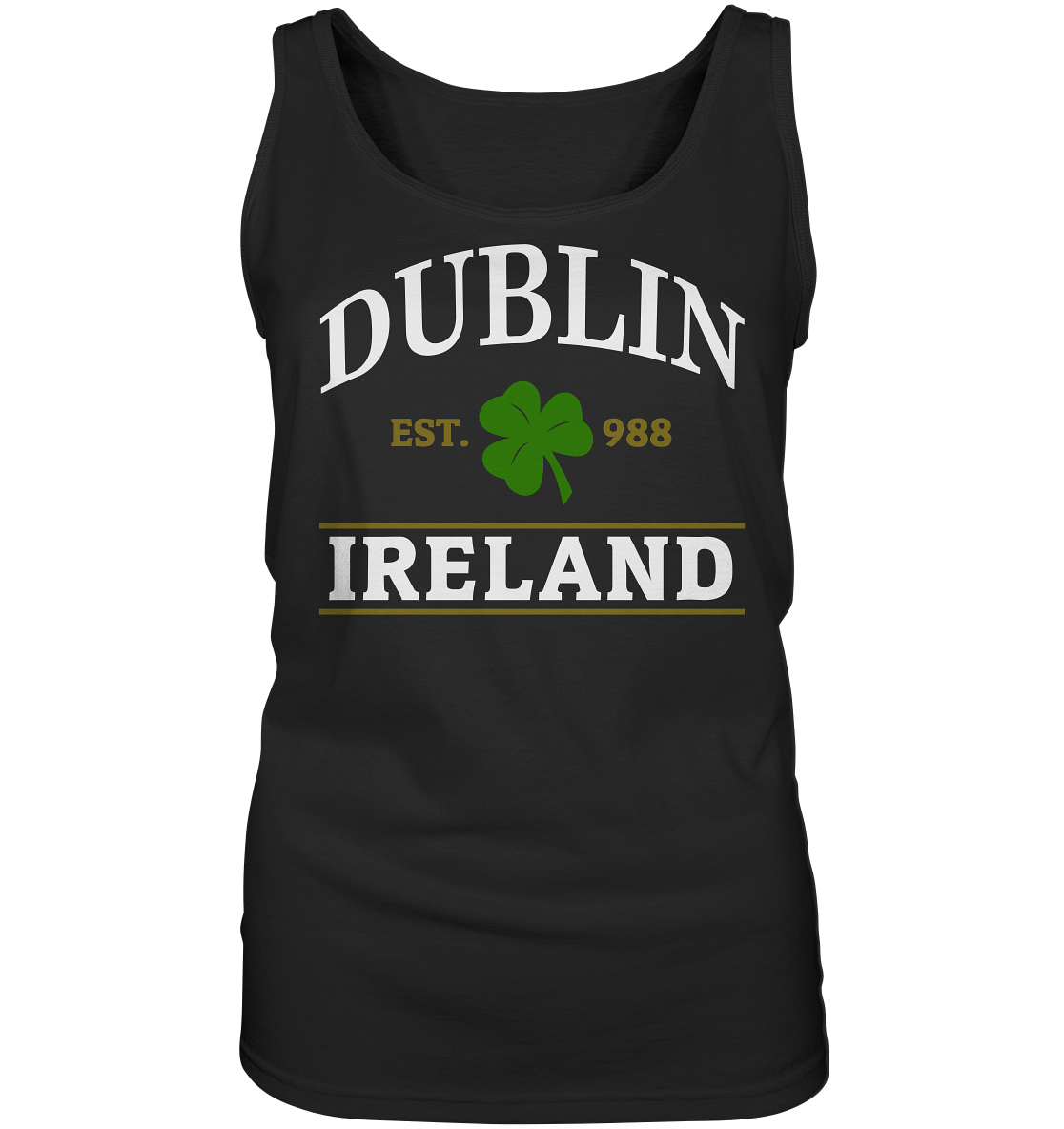 Dublin - Ireland "Est. 988" - Ladies Tank-Top