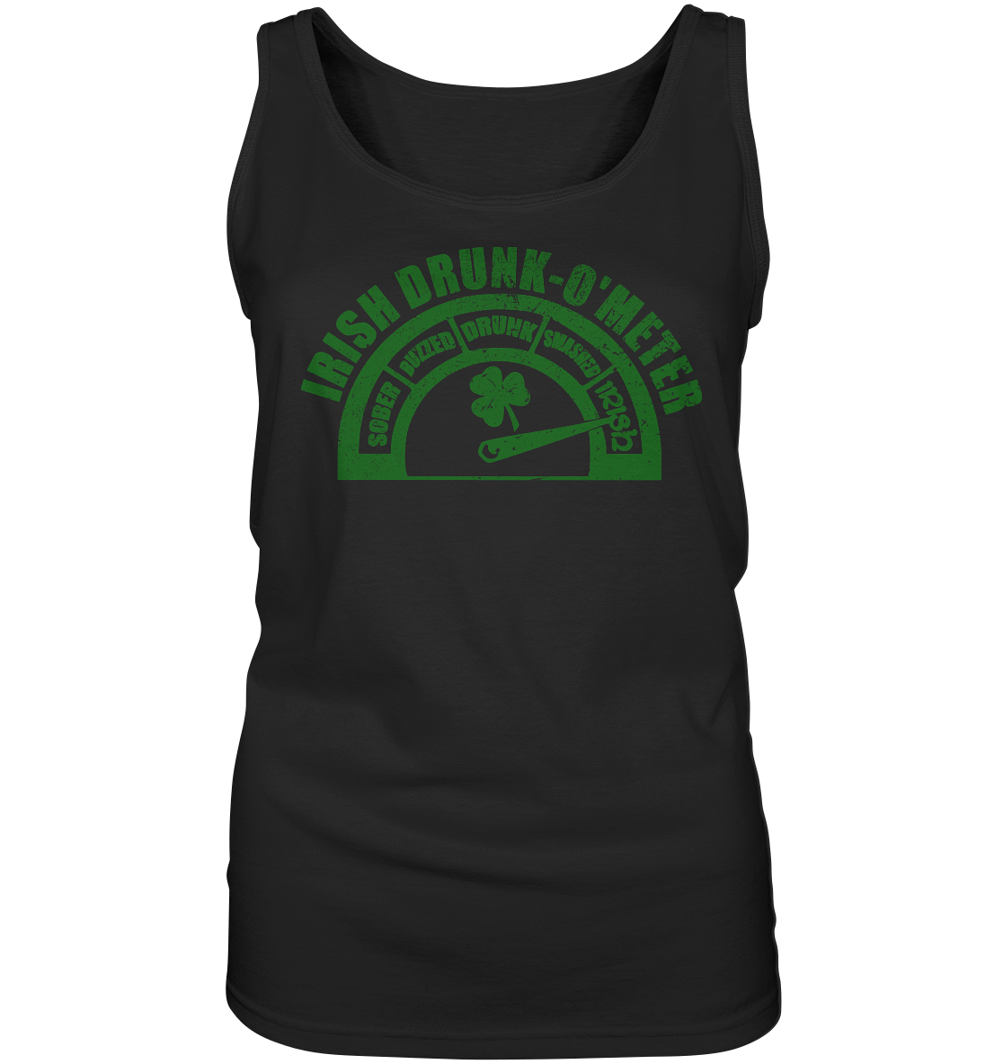 "Irish Drunk-O'Meter" - Ladies Tank-Top