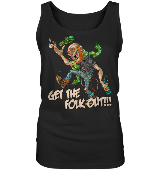 Get The Folk Out - Ladies Tank-Top