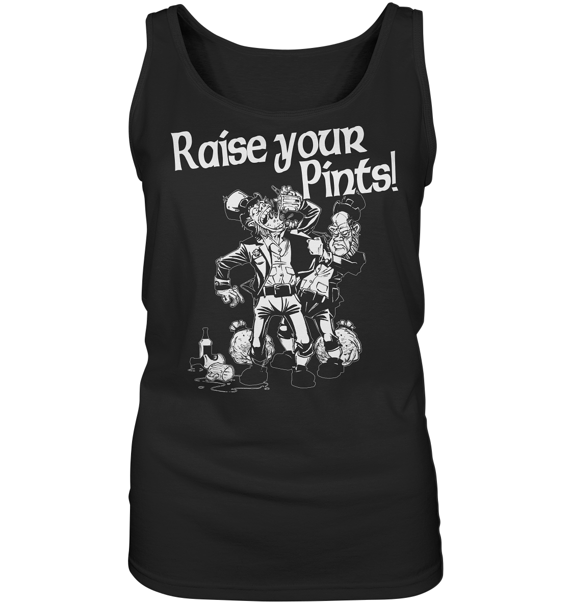 Raise Your Pints "Leprechauns" - Ladies Tank-Top