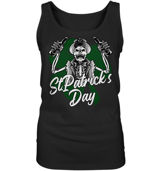 St. Patricks Day "Skeleton" - Ladies Tank-Top