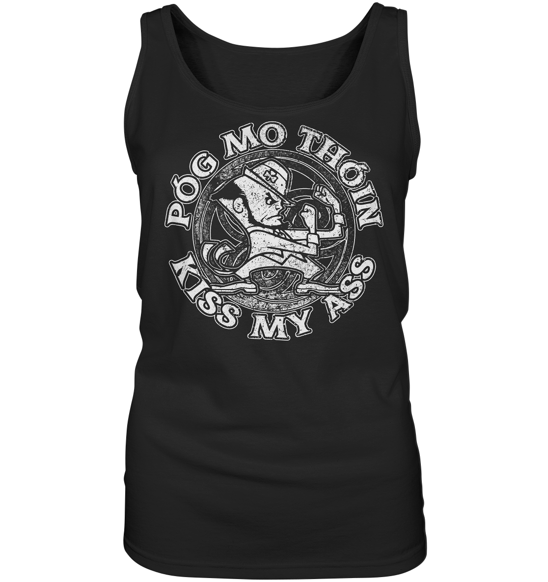 Póg Mo Thóin "Kiss my Ass" - Ladies Tank-Top