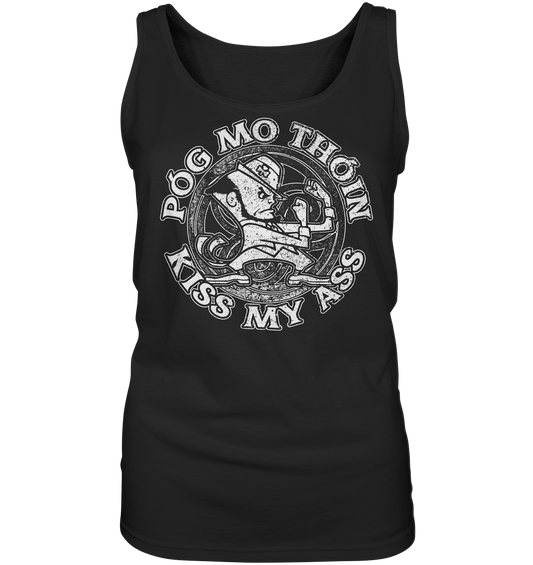 Póg Mo Thóin "Kiss my Ass" - Ladies Tank-Top