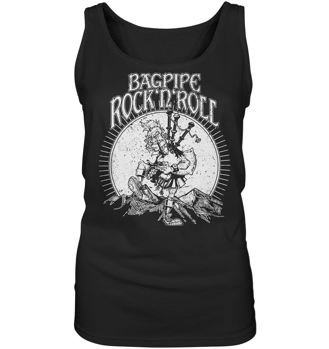 Bagpipe Rock'n'Roll - Ladies Tank-Top