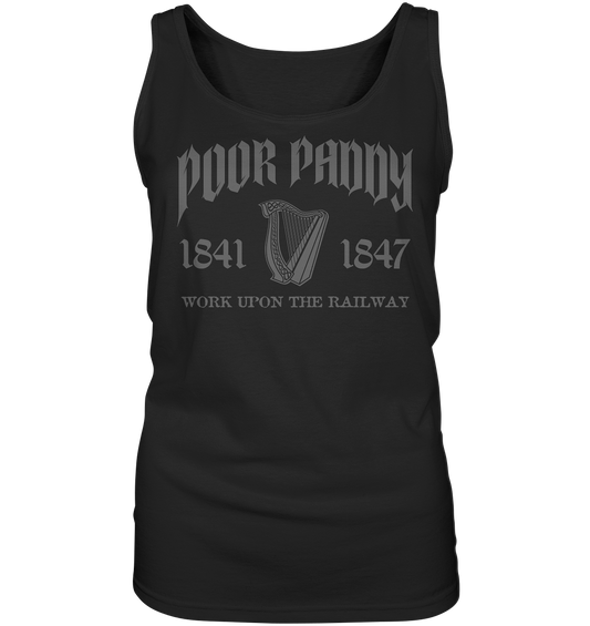 Poor Paddy "Work Upon The Railway" - Ladies Tank-Top