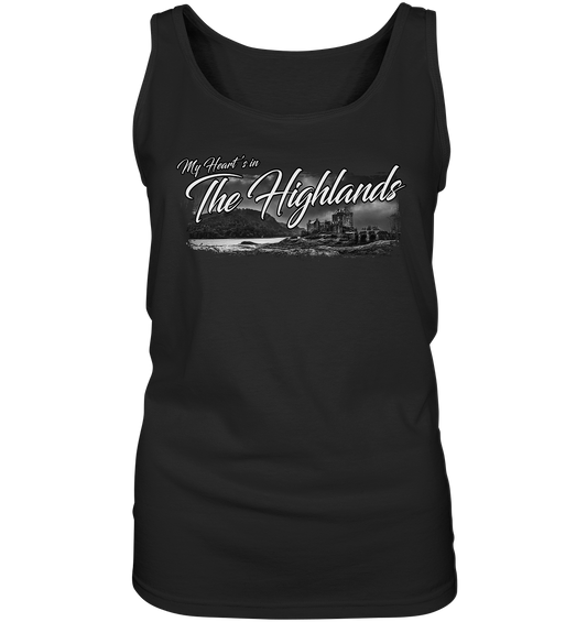 "My Heart's In The Highlands" - Ladies Tank-Top