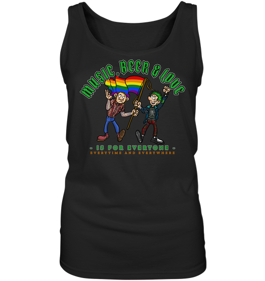 Music, Beer & Love "Is For Everyone" - Ladies Tank-Top