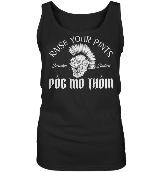 Póg Mo Thóin Streetwear "Drunken Bastard" - Ladies Tank-Top