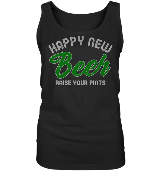 "Happy New Beer" - Ladies Tank-Top