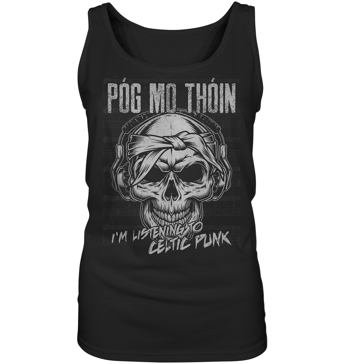 Póg Mo Thóin "Celtic Punk" - Ladies Tank-Top