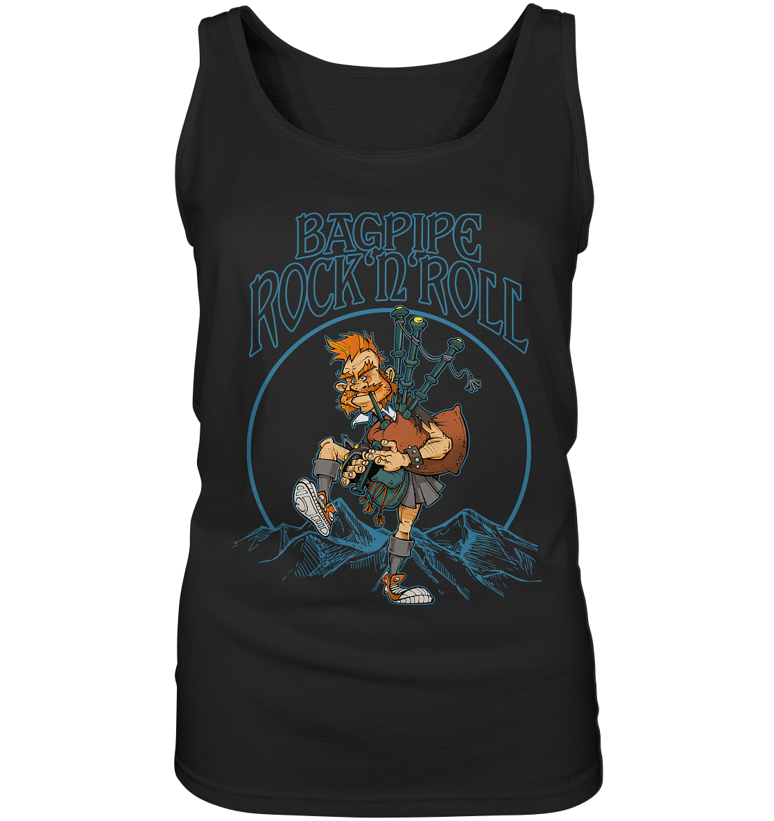 Bagpipe Rock'n'Roll - Ladies Tank-Top