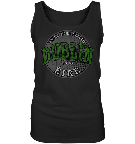 Dublin "Estd 988 / Baile Átha Cliath / Éire" - Ladies Tank-Top