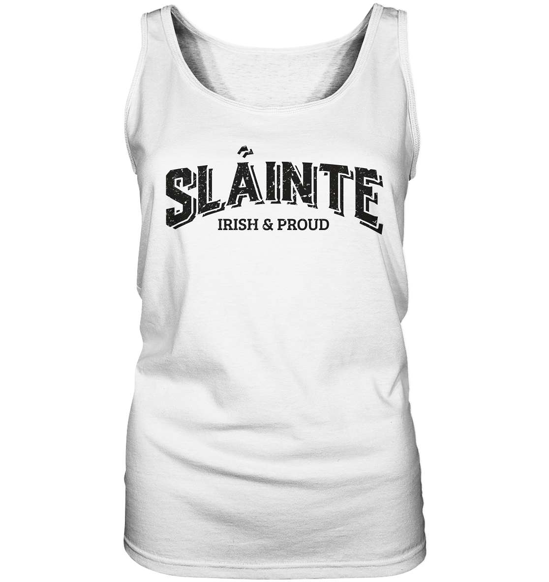 Sláinte "Irish & Proud" - Ladies Tank-Top