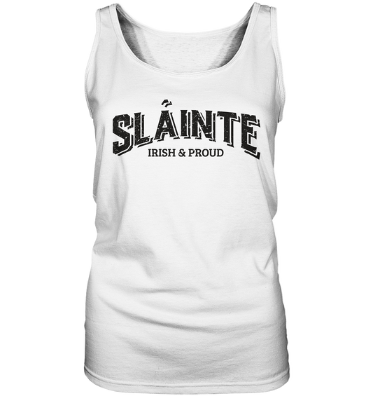 Sláinte "Irish & Proud" - Ladies Tank-Top