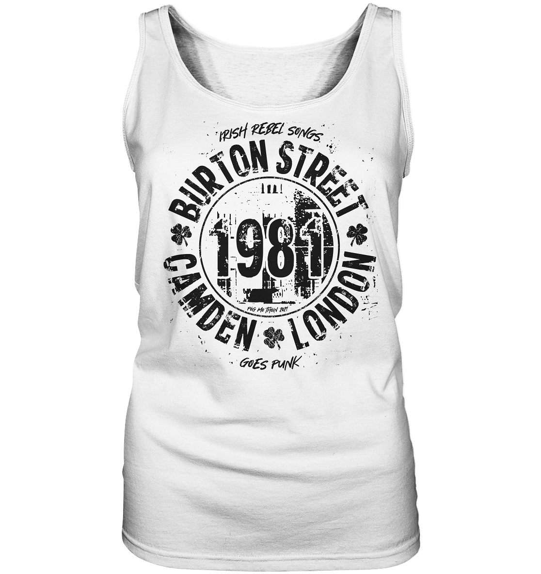 Póg Mo Thóin Streetwear "Burton Street" - Ladies Tank-Top