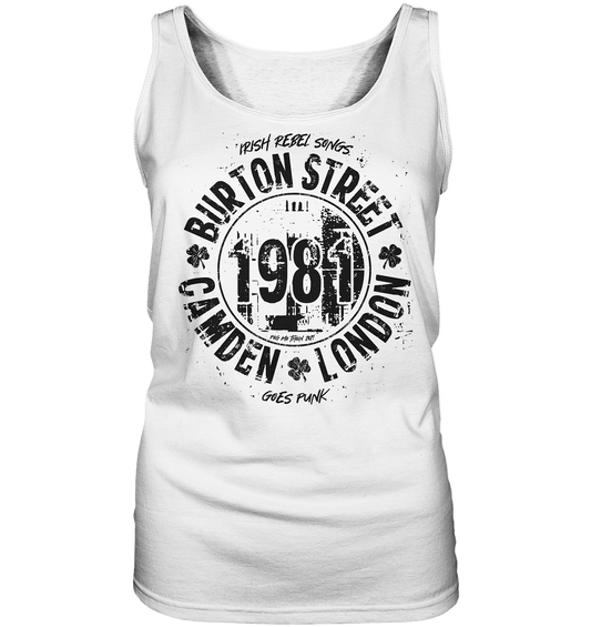 Póg Mo Thóin Streetwear "Burton Street" - Ladies Tank-Top