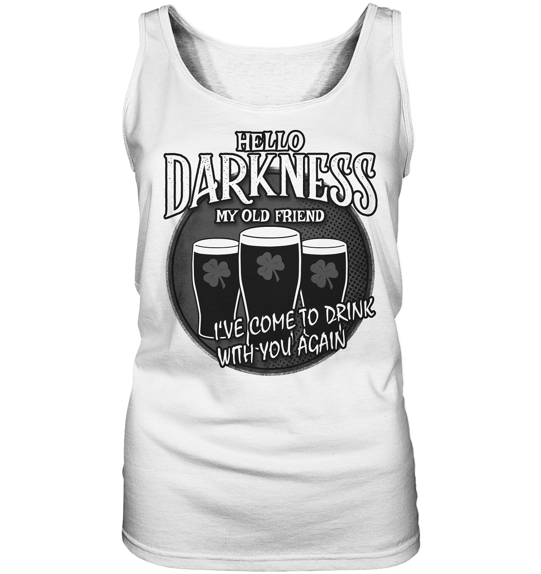 Hello Darkness My Old Friend - Ladies Tank-Top