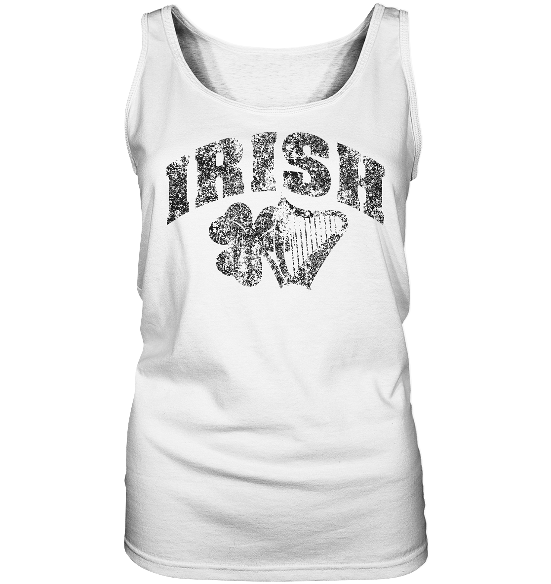 Irish "Shamrock & Harp" - Ladies Tank-Top