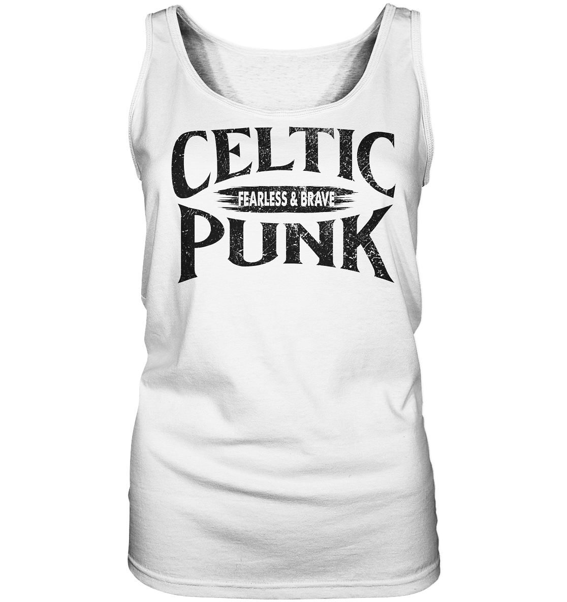 Celtic Punk "Fearless & Brave" - Ladies Tank-Top