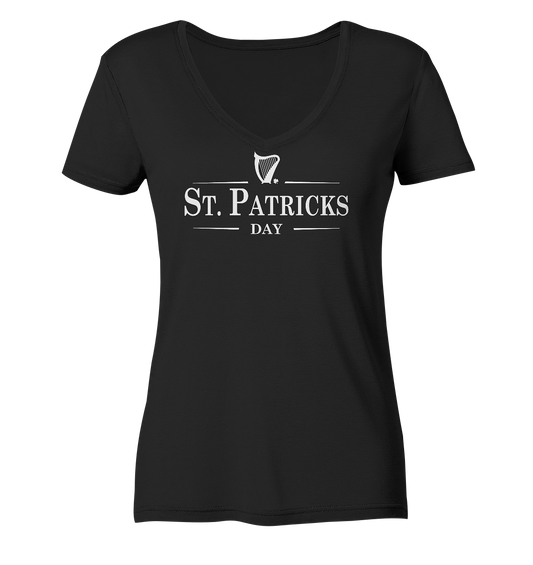 St. Patricks Day "Stout" - Ladies V-Neck Shirt