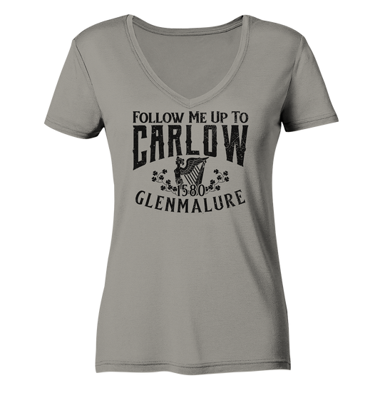 Follow Me Up To Carlow - Ladies V-Neck Shirt