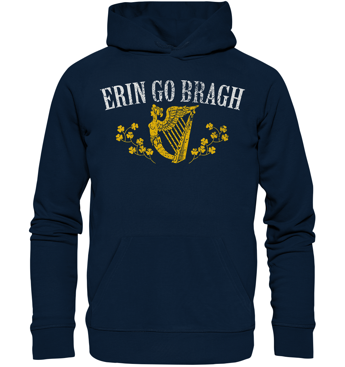 Erin Go Bragh "Harp" - Organic Hoodie