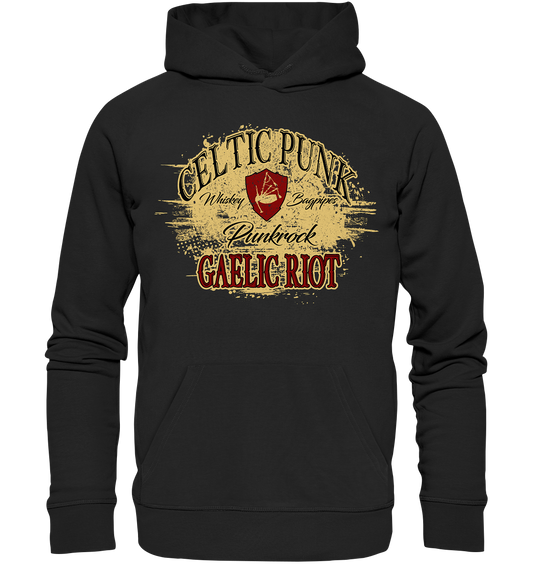 Celtic Punk "Gaelic Riot" - Organic Hoodie