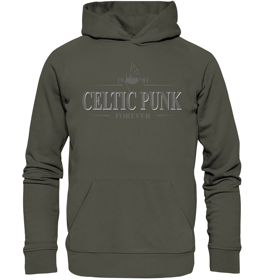 Celtic Punk "Forever" - Organic Hoodie