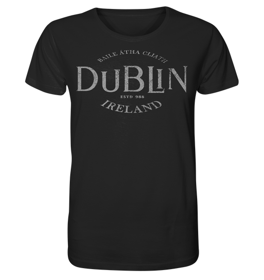 Dublin "Ireland / Baile Átha Cliath / Estd 988" - Organic Shirt