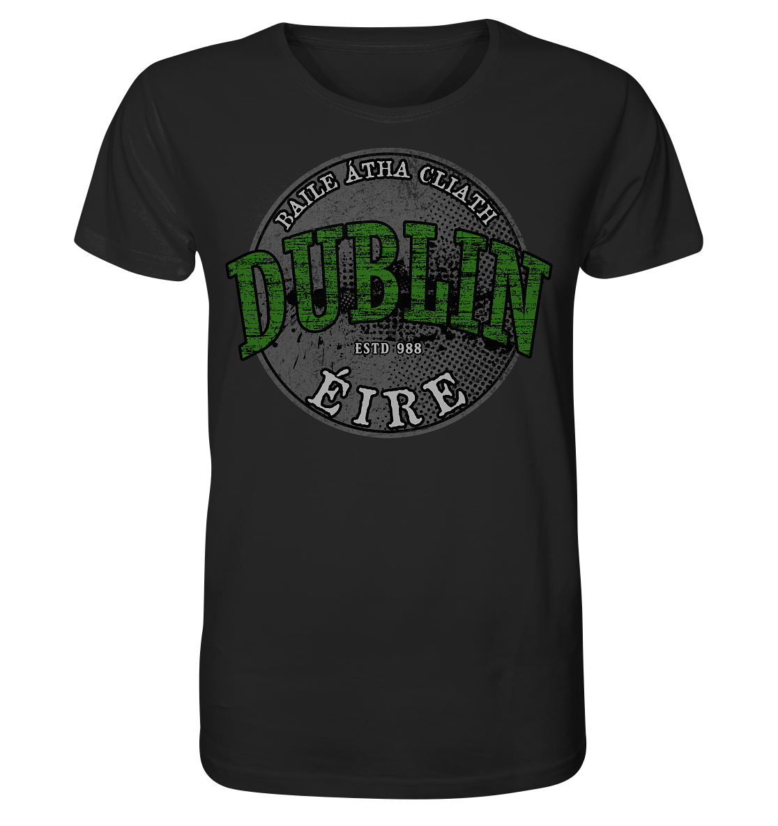 Dublin "Estd 988 / Baile Átha Cliath / Éire" - Organic Shirt