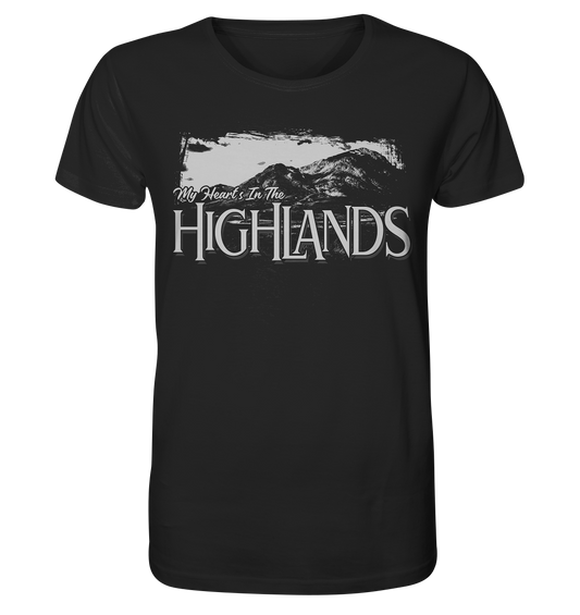 "My Heart's In The Highlands" - Organic Shirt