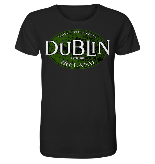 Dublin "Ireland / Baile Átha Cliath / Estd 988" - Organic Shirt