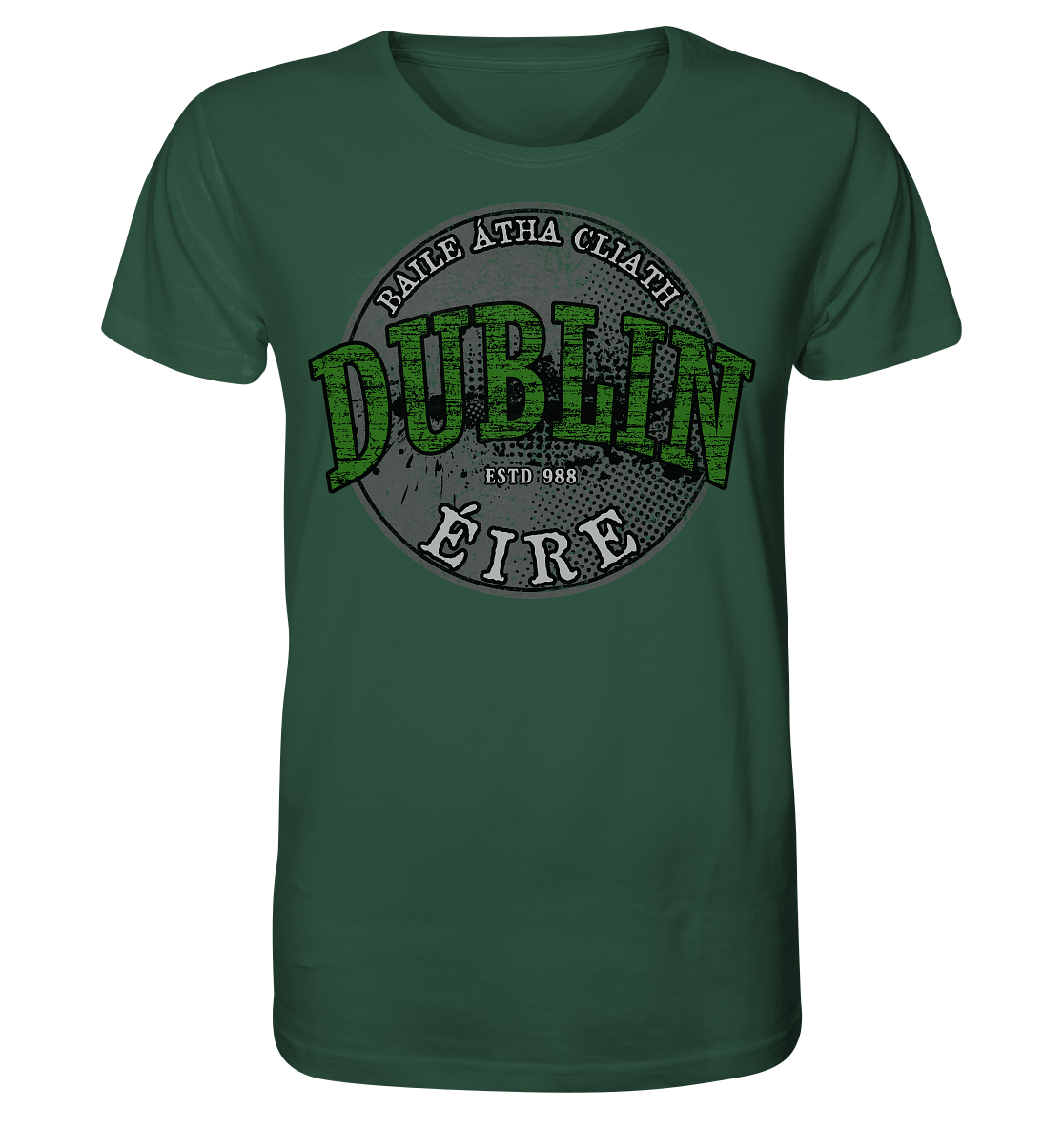 Dublin "Estd 988 / Baile Átha Cliath / Éire" - Organic Shirt