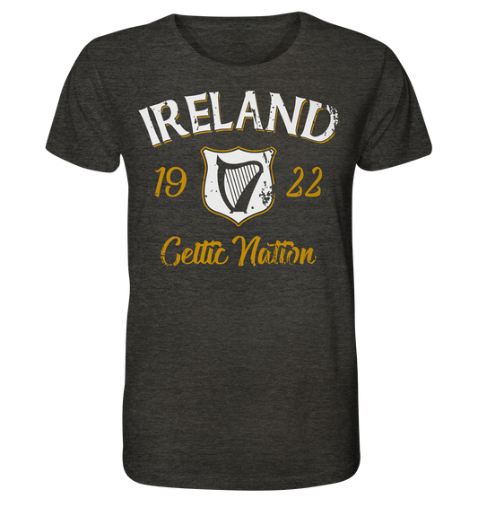 Ireland "Celtic Nation I" - Organic Shirt (meliert)