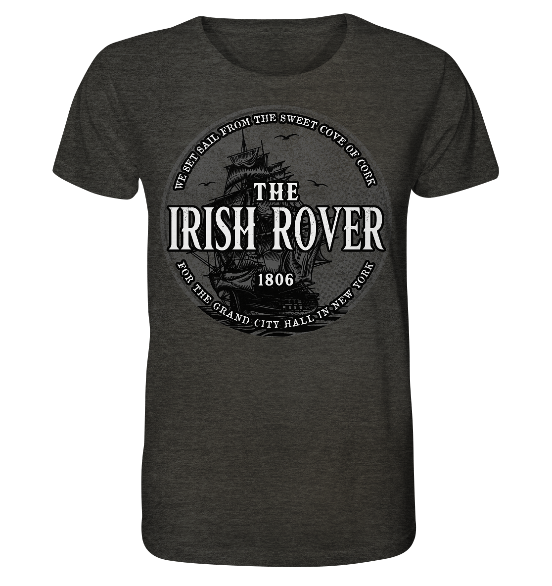 "The Irish Rover" - Organic Shirt (meliert)