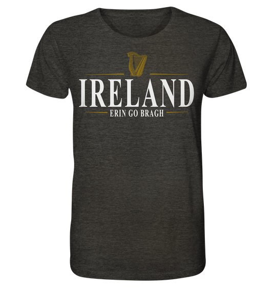 Ireland "Erin Go Bragh" - Organic Shirt (meliert)