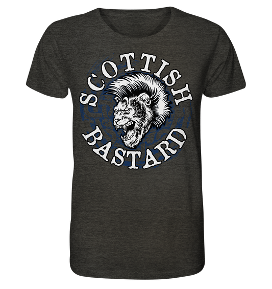 "Scottish Bastard" - Organic Shirt (meliert)